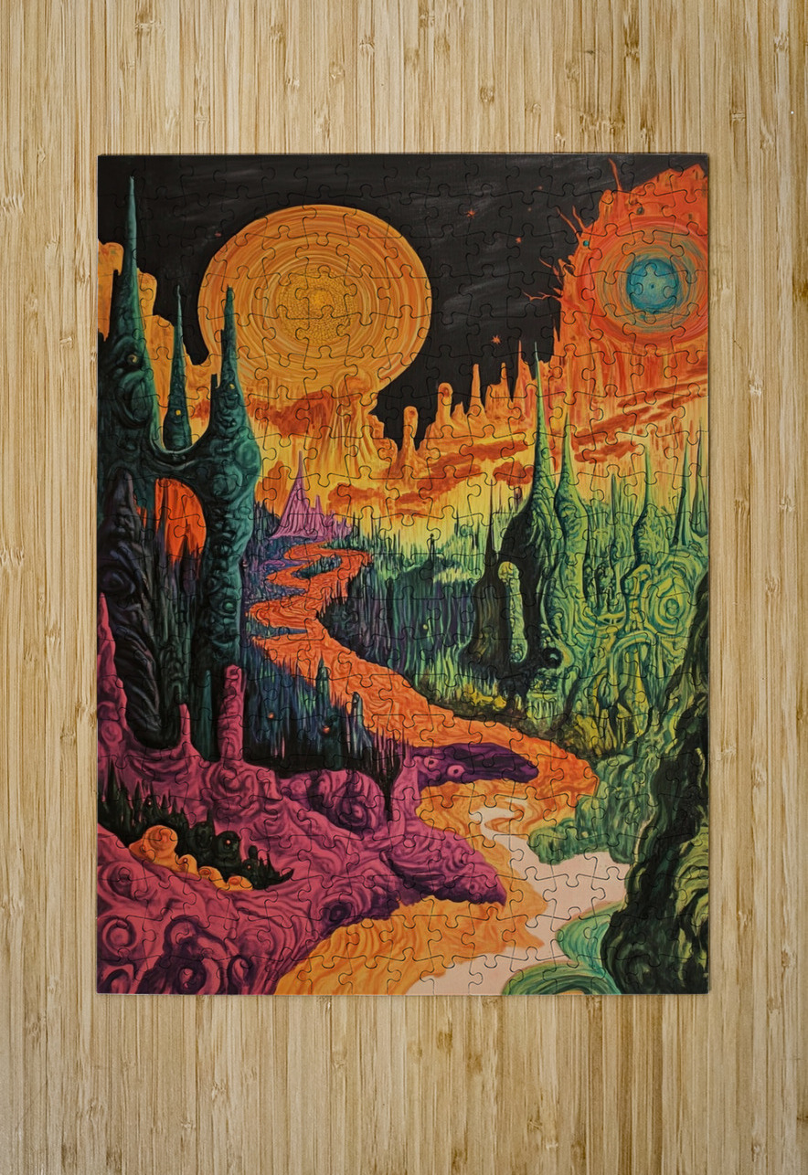 Cosmic River Flows H7P3N 60 Abstract Rebellion Puzzle printing