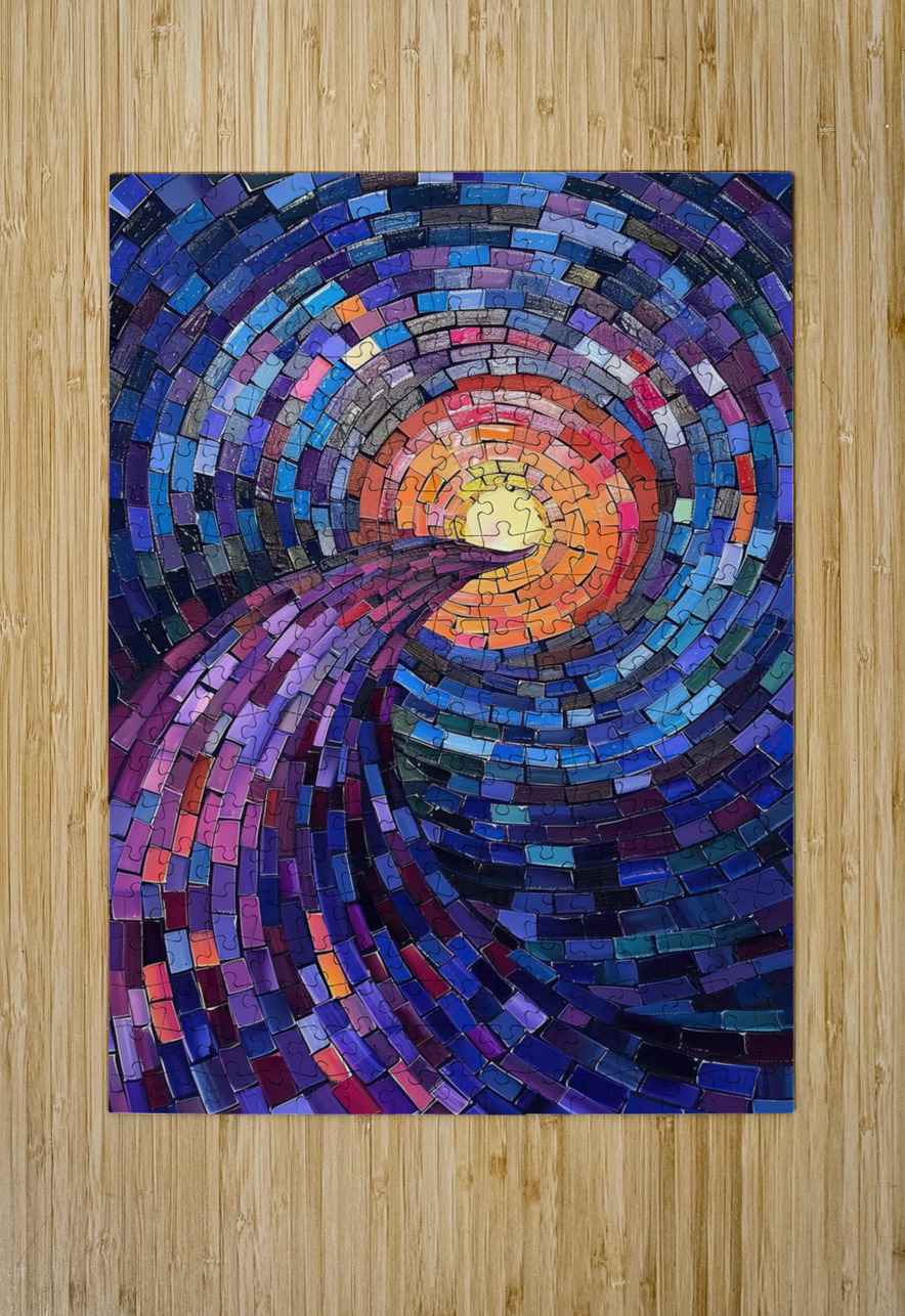 Cosmic Spiral Pathway 7892B 45 Abstract Rebellion Puzzle printing
