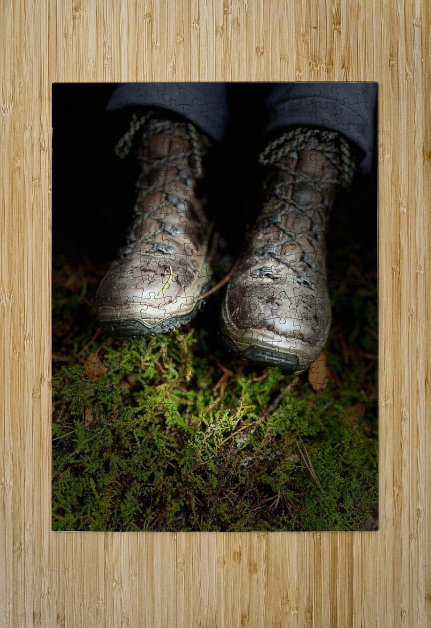 Scenes from the Trail- Muddy Boots Catriona Roberts Nature Photography and Designs Puzzle printing