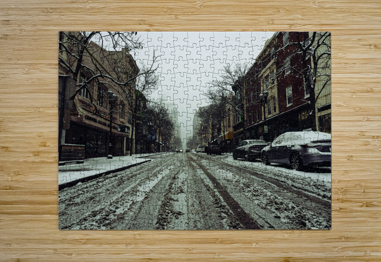 Icy Road Liezel S P Photography Puzzle printing