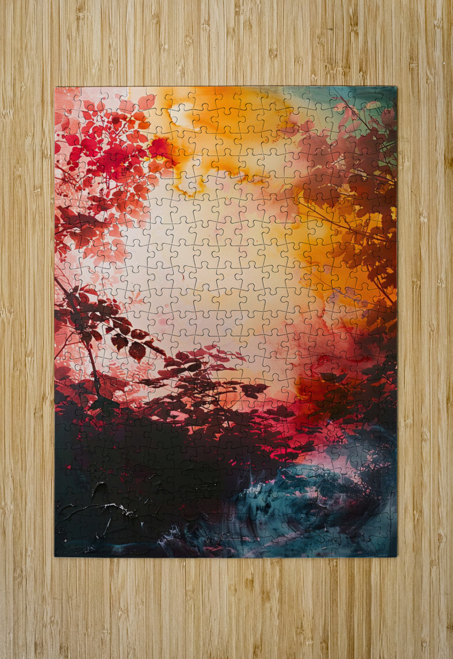 Crimson Canopy 8H29P4 47 Abstract Rebellion Puzzle printing
