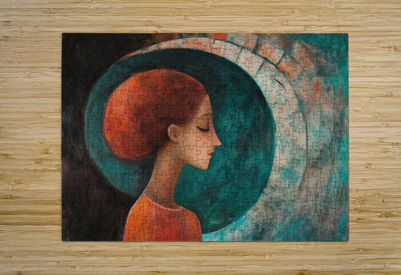 Crimson Halo N92H5B 55 Abstract Rebellion Puzzle printing