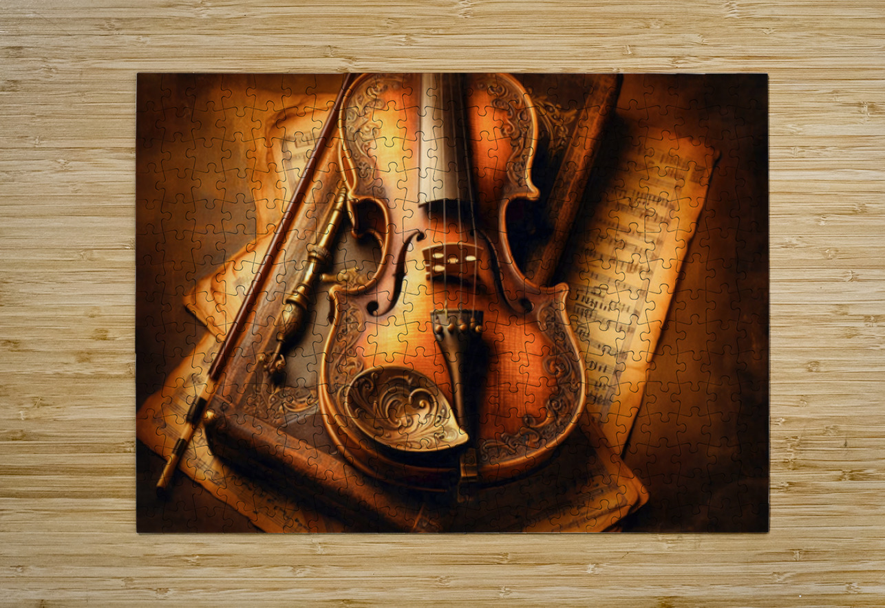 The Little Violin Shelia Hunt Photography Puzzle printing