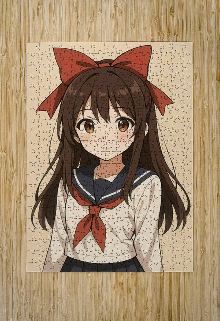 Female Anime Character Dmitry Linkov Puzzle printing