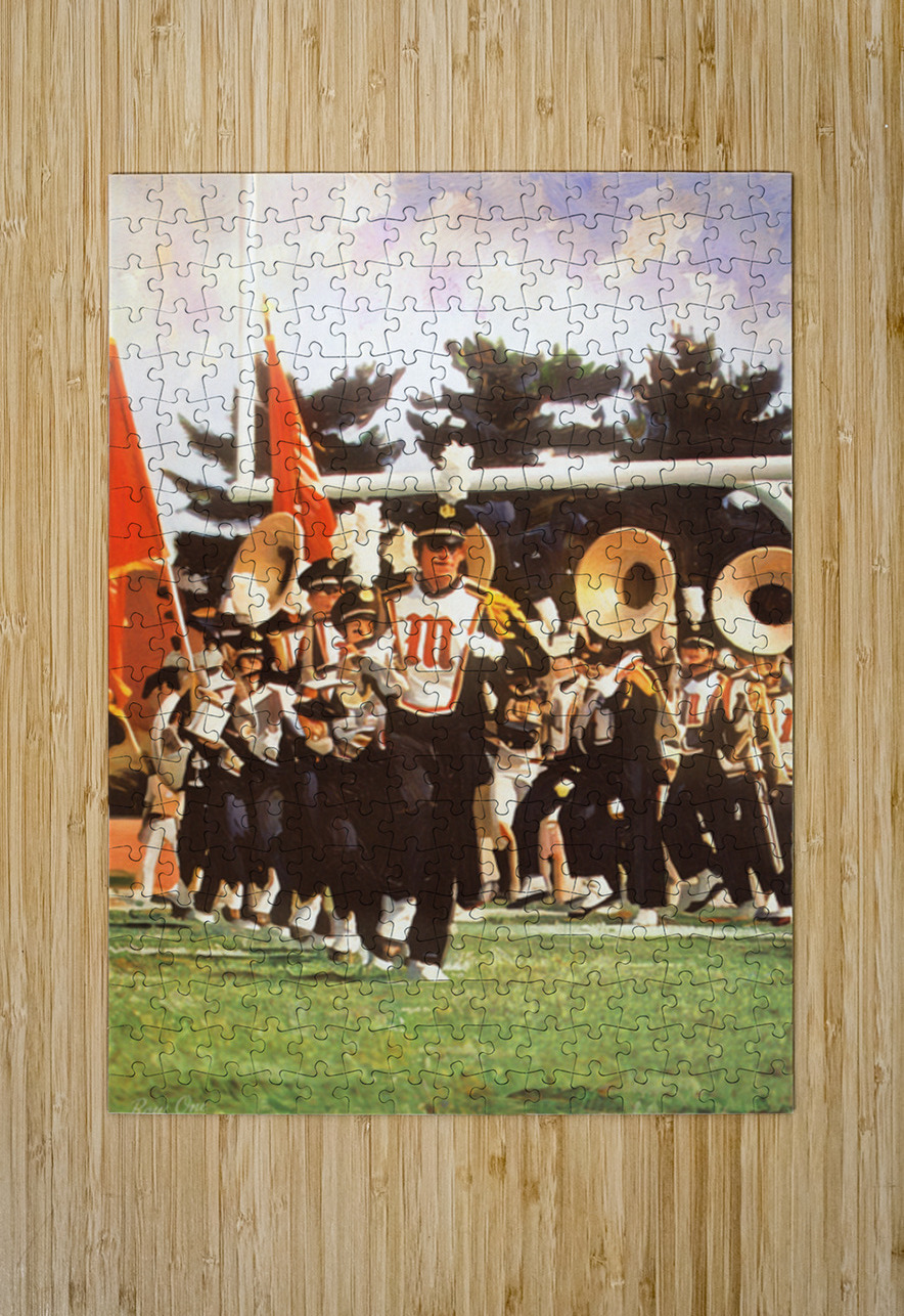 1972 Mighty Sound of Maryland Marching Band Art Row One Brand Puzzle printing
