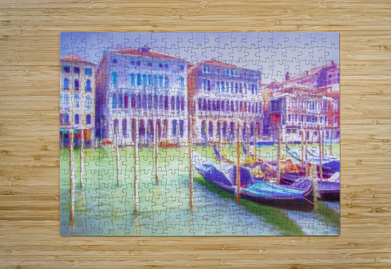 Venice Grand Canal Gondolas Norma Brandsberg Photography Puzzle printing