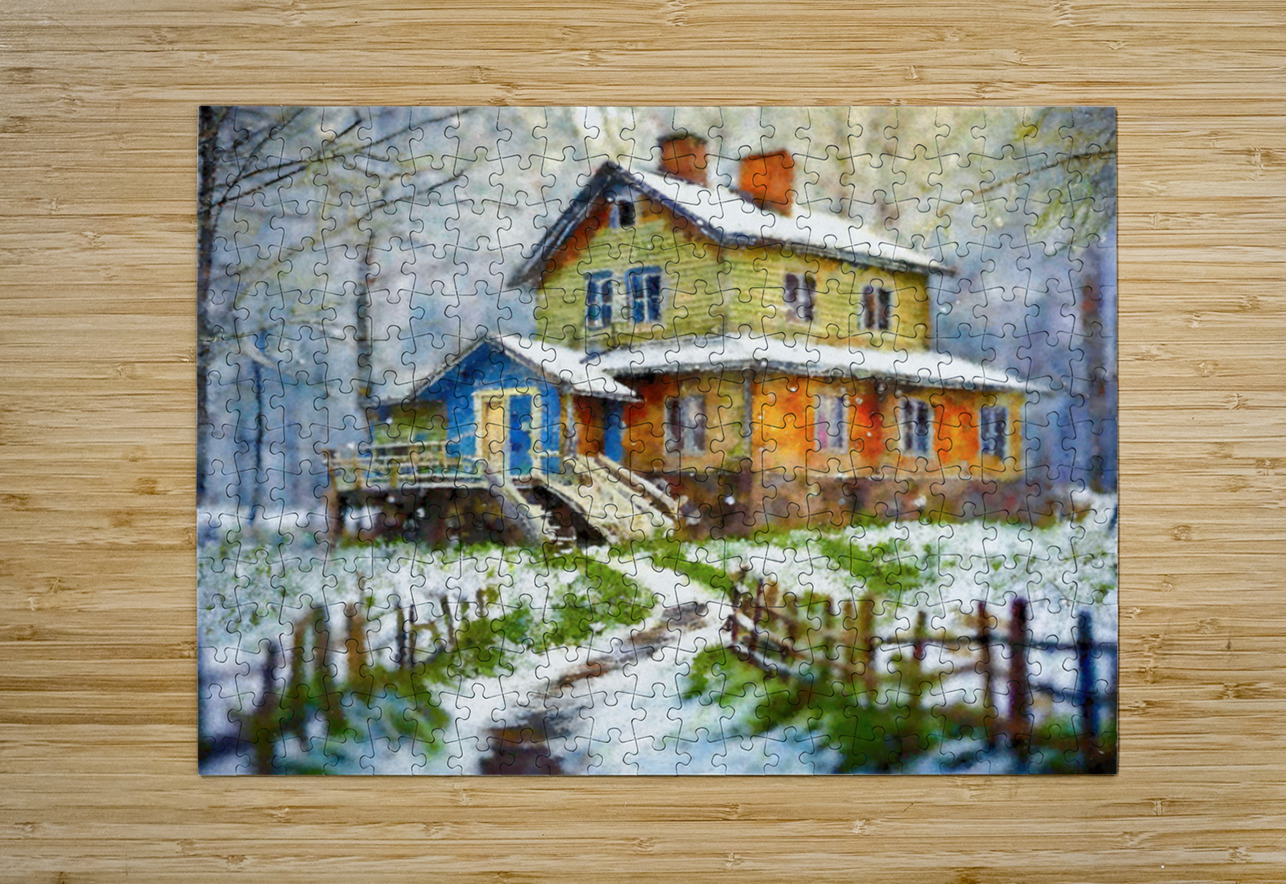 An Artist Lives Here Thea Menagh Puzzle printing