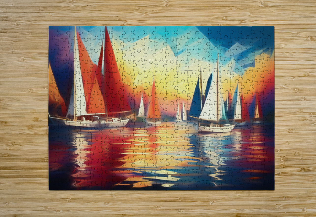 Let the Wind Carry You Away Thea Menagh Puzzle printing