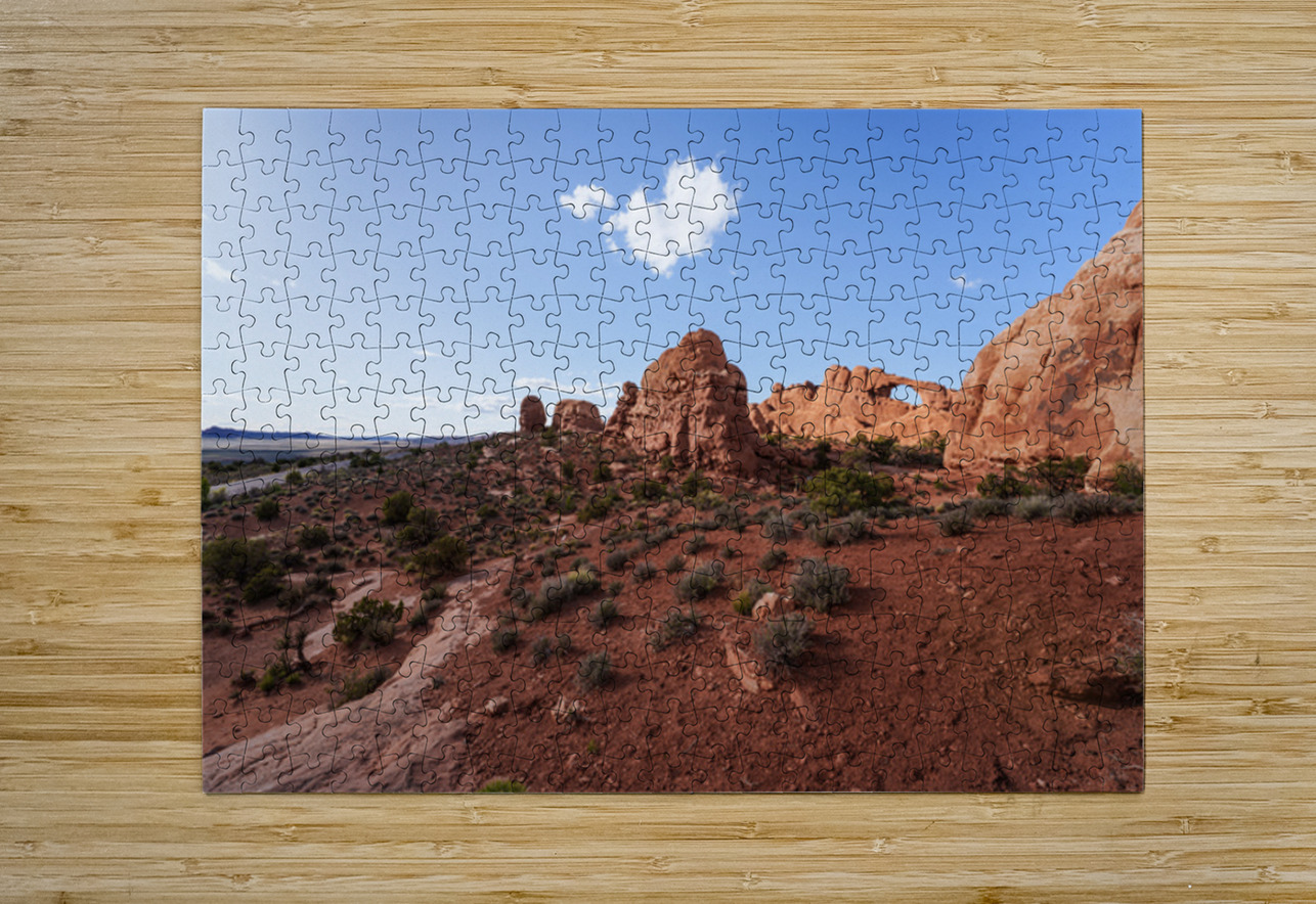 Arches Skyline Arch And Road Jennifer White Puzzle printing