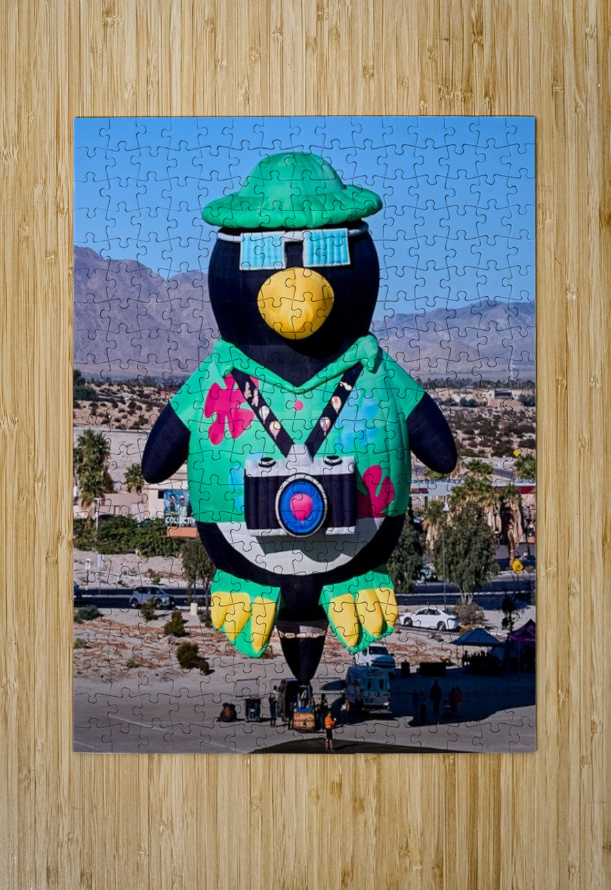Penguin Photographer Hot Air Balloon Ryan Cameron Puzzle printing