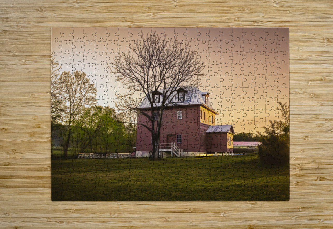 Old Virginia Mill at Sunrise Norma Brandsberg Photography Puzzle printing