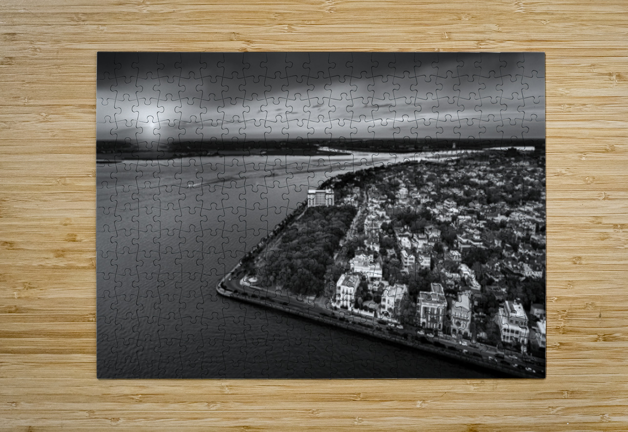 Charleston Aerial Sunset 1 Norma Brandsberg Photography Puzzle printing