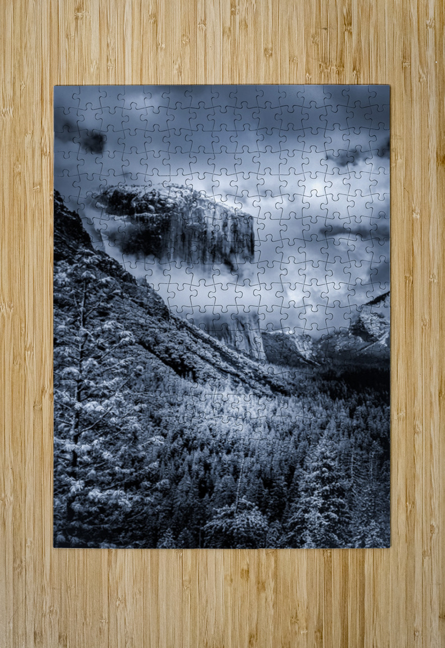 Yosemite El Capitan in Blue Norma Brandsberg Photography Puzzle printing