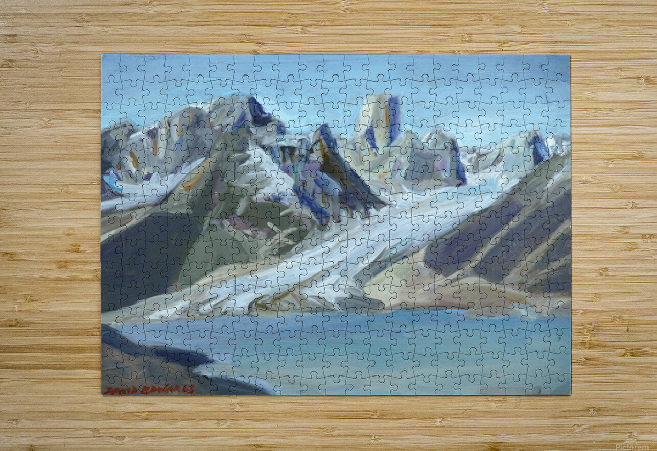 Mount Asgard Nunavut David Edwards Puzzle printing