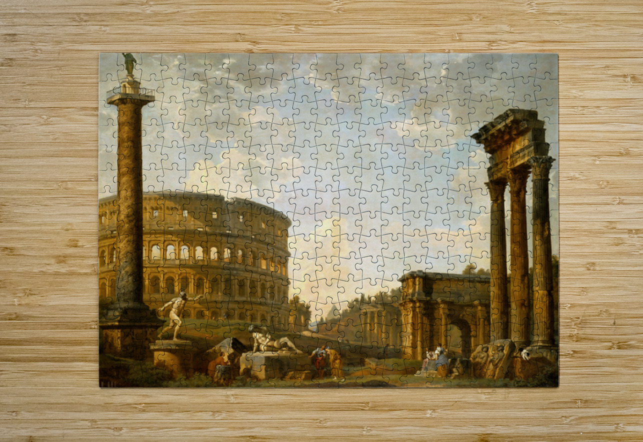 1735 Roman Colosseum Wall Art  Row One Brand Puzzle printing