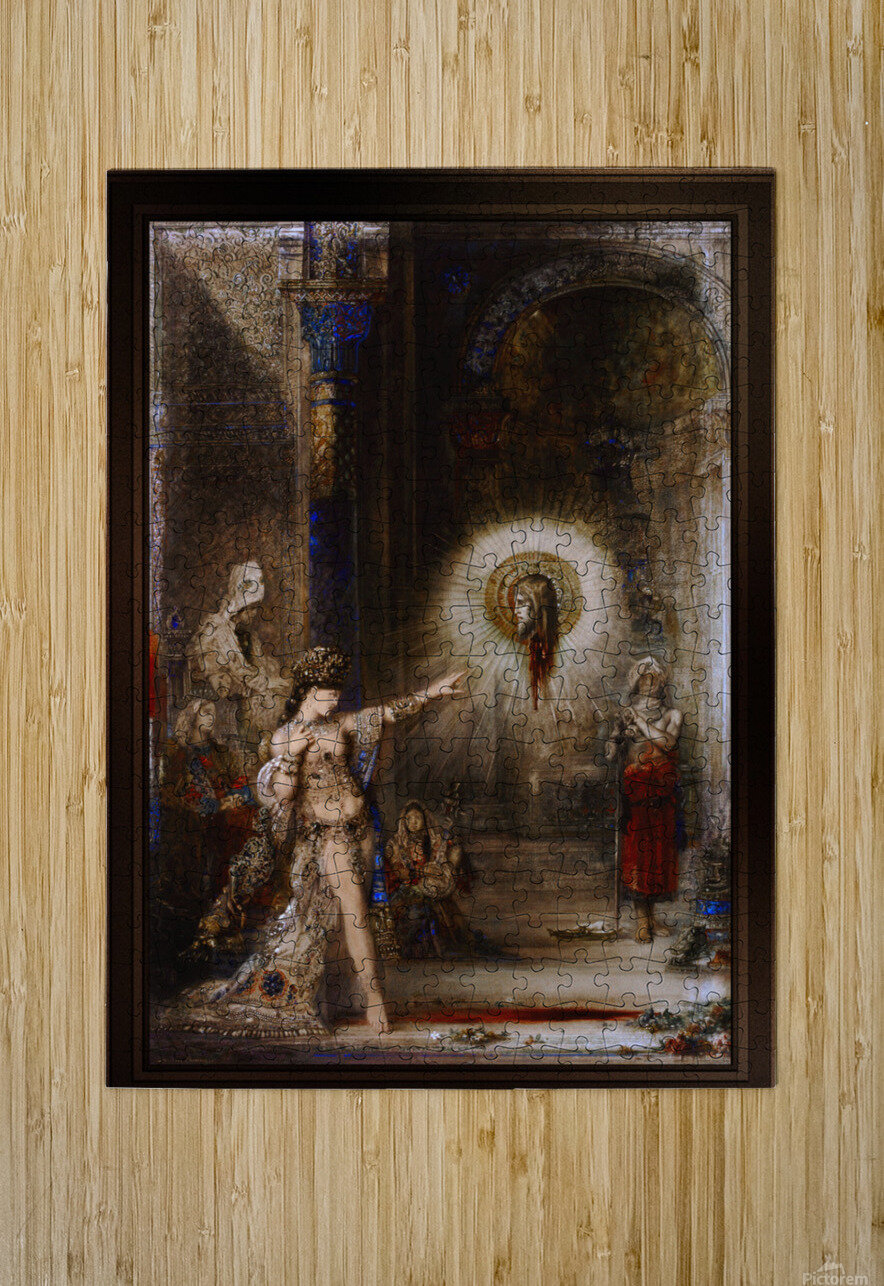 The Apparition by Gustave Moreau xzendor7 Puzzle printing