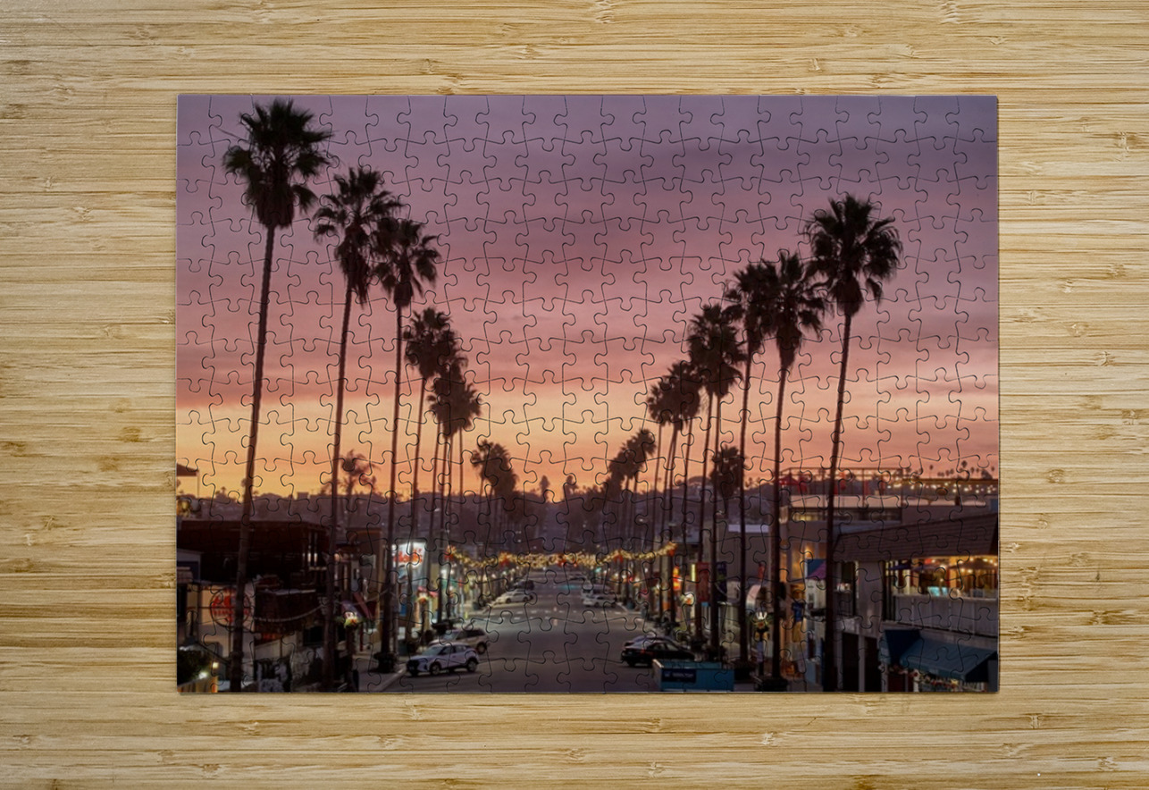 Newport Ave Golden Sunrise Ryan Cameron Puzzle printing