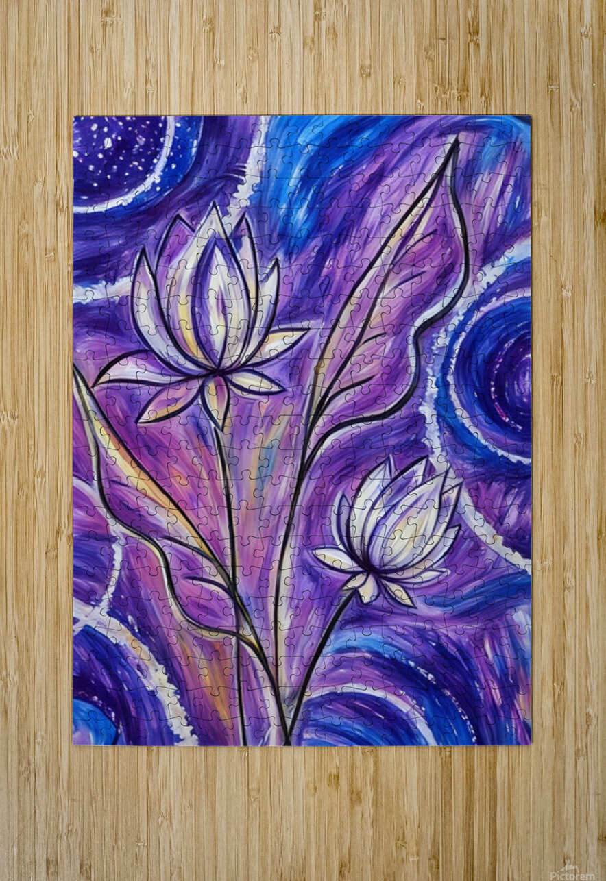 ArtXcl 026 abstract  flowers Arte Fino Puzzle printing