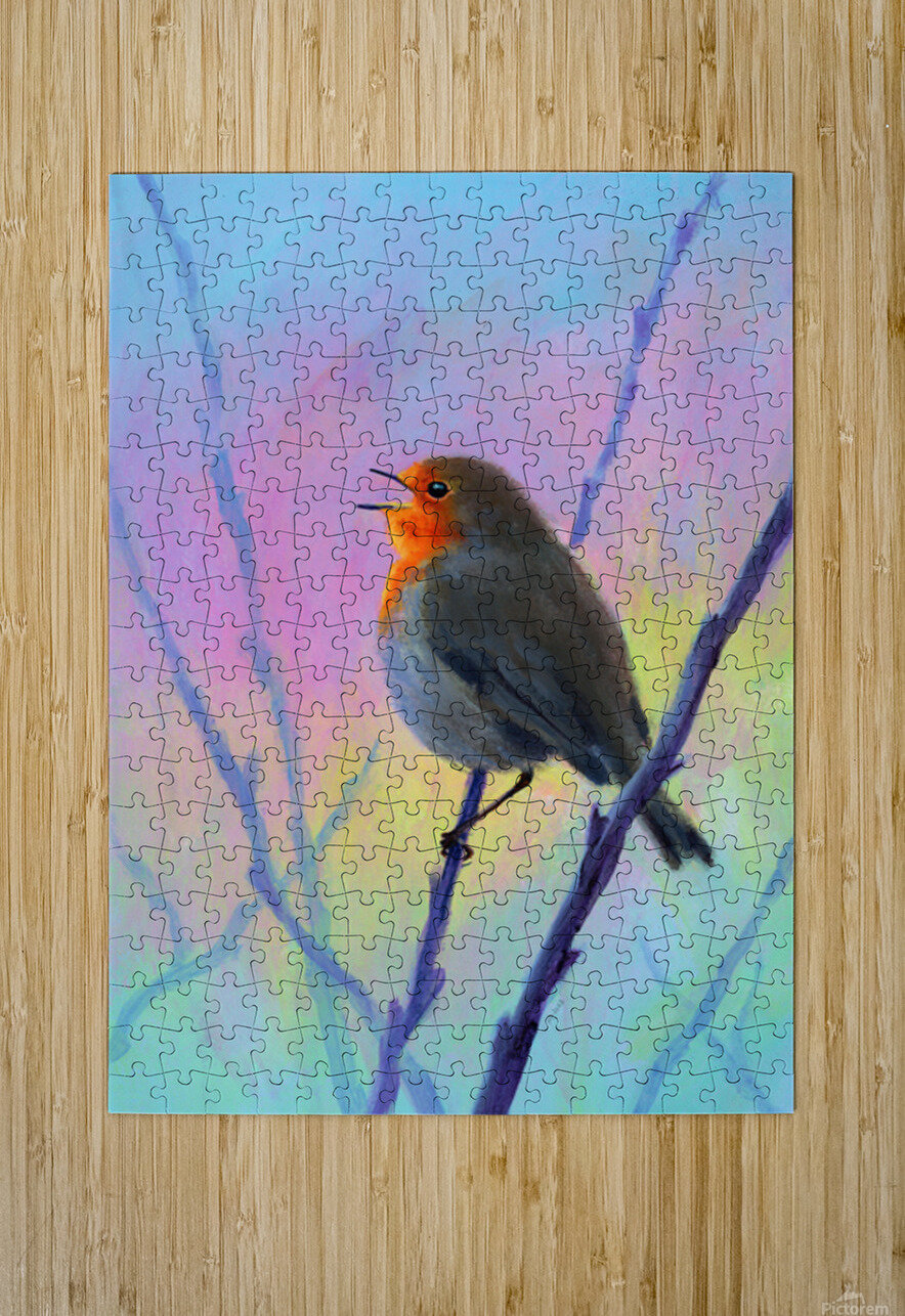 A new day acrylic painting Karen Kaspar Puzzle printing