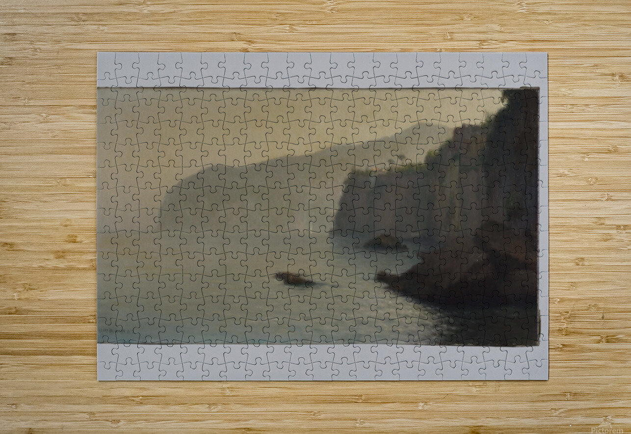 Petite cote de Sorrente grise Henry Brokman Puzzle printing