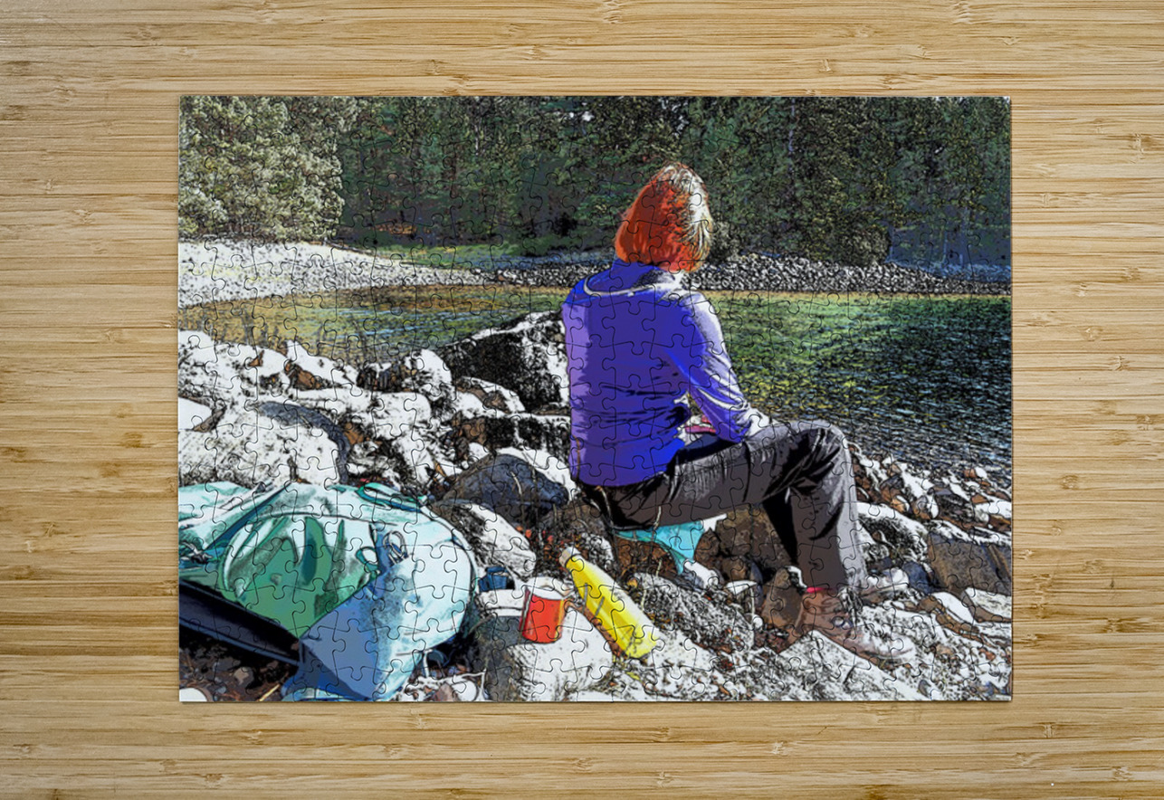 Scenes from the Trail-  Taking a Rest                                                                                                               Catriona Roberts Nature Photography and Designs Puzzle printing