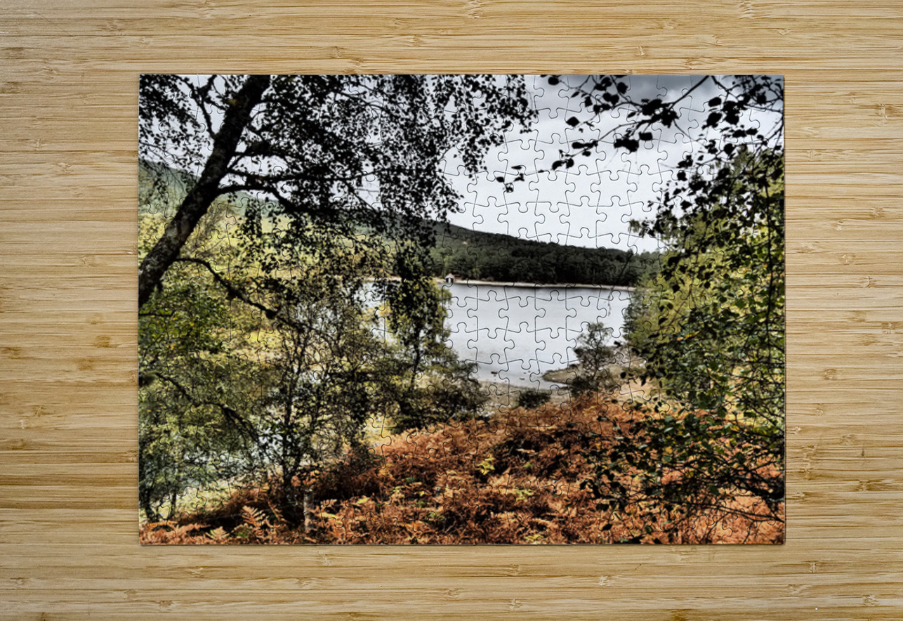 Loch Vaa Autumnal View                                                                                                                      Catriona Roberts Nature Photography and Designs Puzzle printing