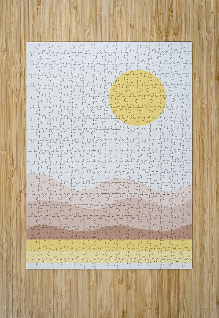 Minimalist art painting. c Towseef Dar Puzzle printing