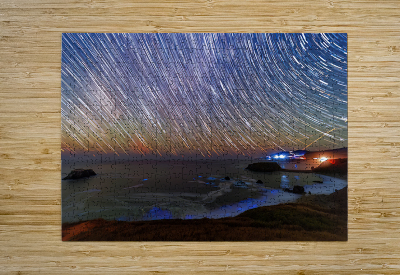 Celestial Drift Astronight Astrophotography by John Buonomo Puzzle printing