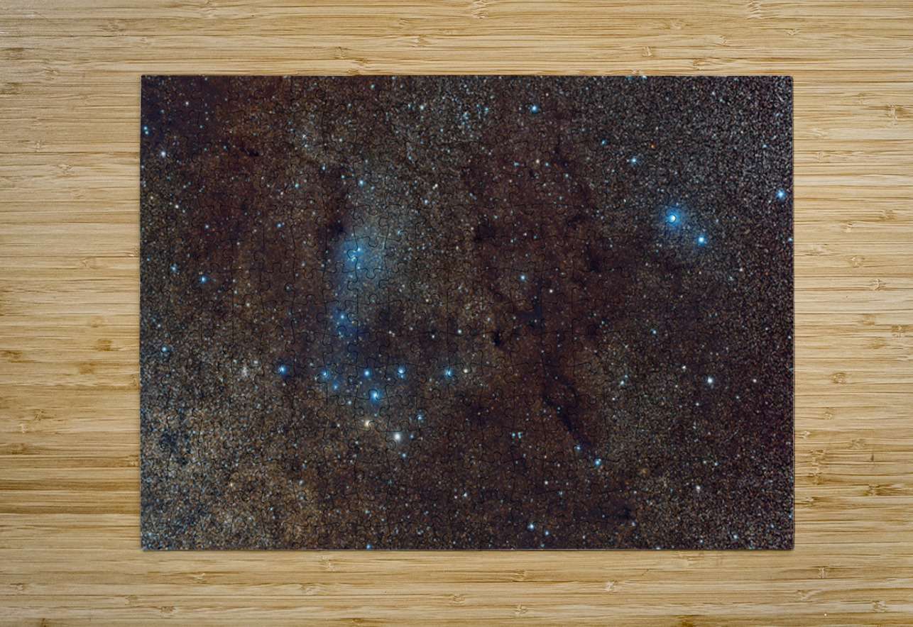 Veil of Dust and Stars Astronight Astrophotography by John Buonomo Puzzle printing