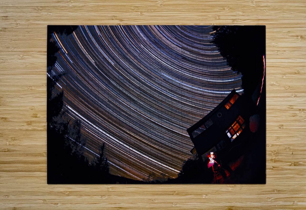 Stellar Rotation Astronight Astrophotography by John Buonomo Puzzle printing