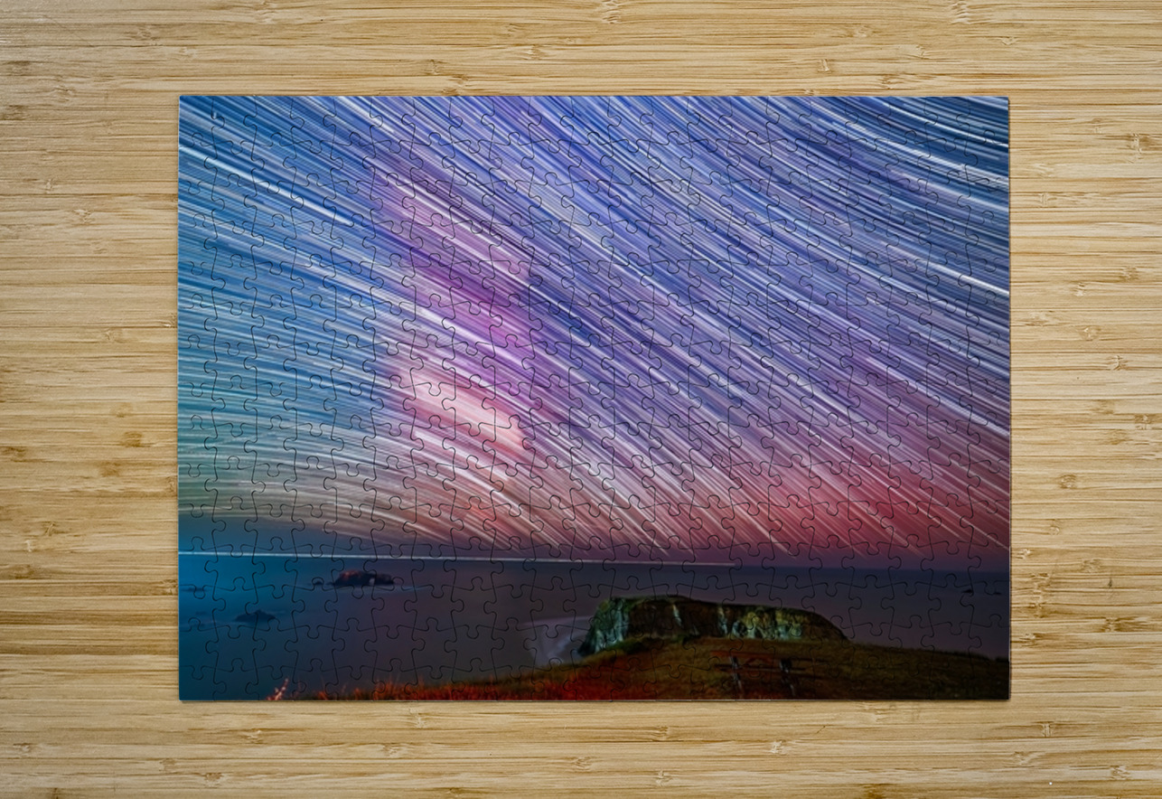Night in Motion Astronight Astrophotography by John Buonomo Puzzle printing