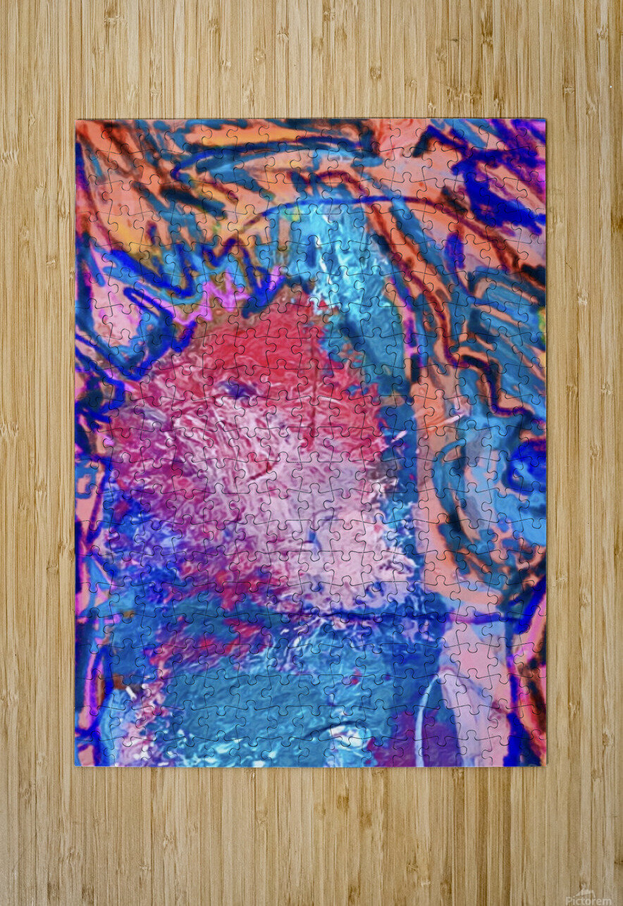 Minds Time Melting into Colors Soul Sparkles  Puzzle printing