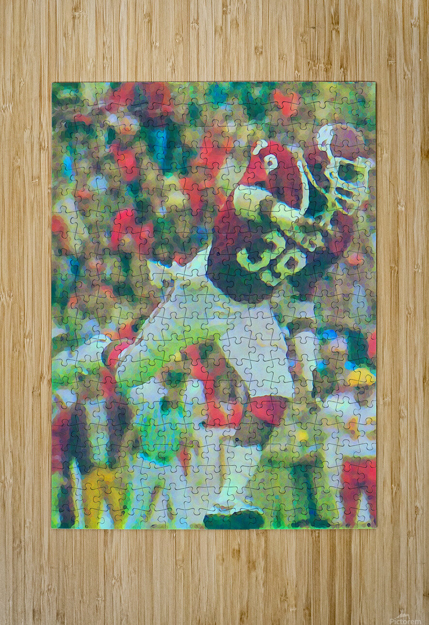 All American Kevin Murphy 39 Defensive End Oklahoma Football Art_OU Sooners Wall Art Row One Brand Puzzle printing