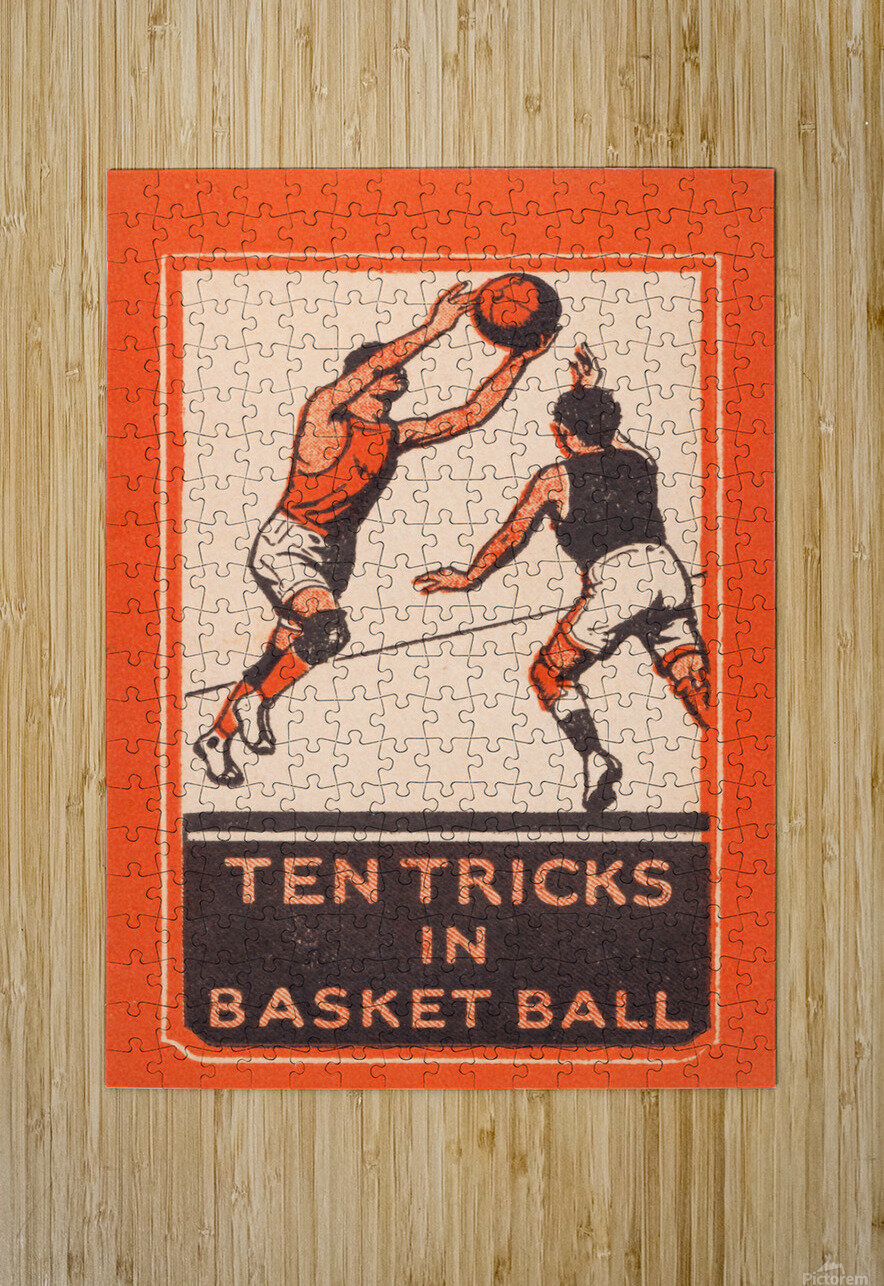 1924 Ten Tricks in Basketball  Row One Brand Puzzle printing