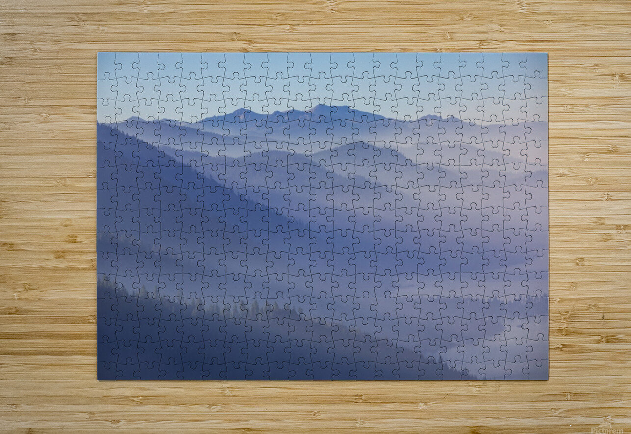 Lake Tahoe while California Burns - Color 2 Nicholas Puzzle printing
