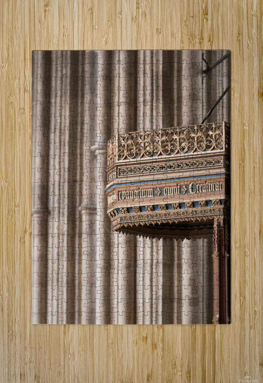 Architectural details in cathedral Assaf Frank Puzzle printing