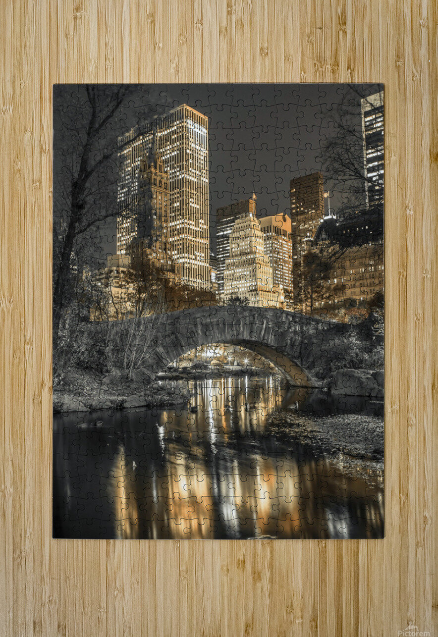 Evening view of Central Park in New York City Assaf Frank Puzzle printing