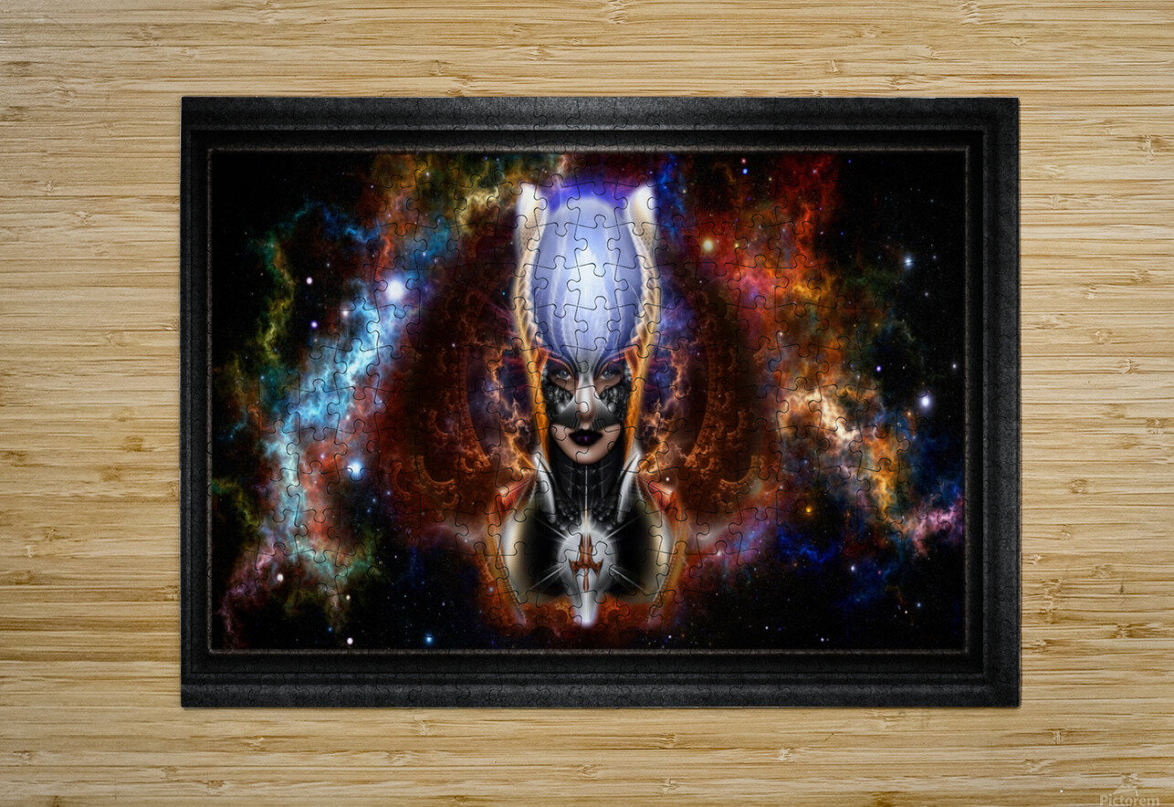 The Arzookian Princess Of Nebulous Four Fractal Art Portrait xzendor7 Puzzle printing