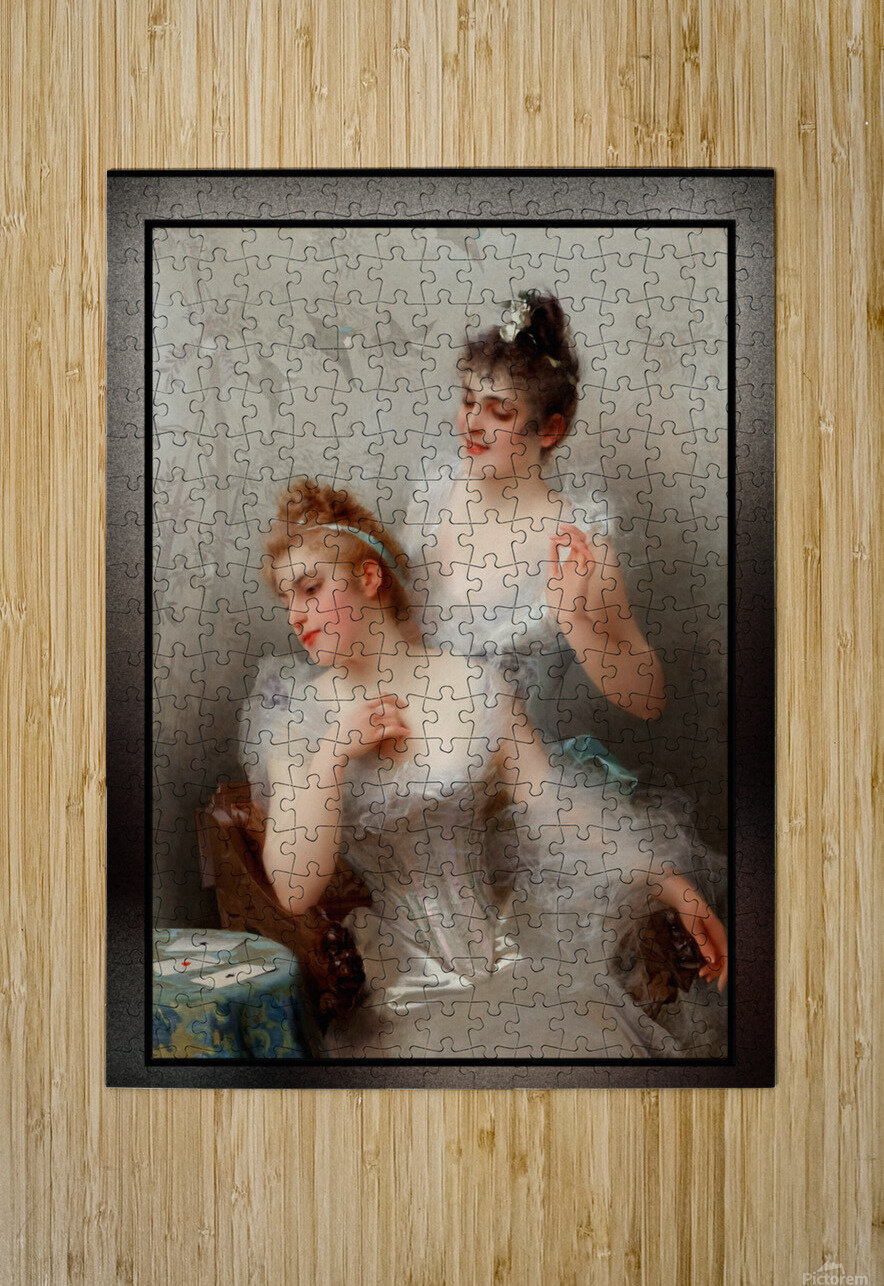 The Three Aces by Vittorio Matteo Corcos Classical Art Reproduction xzendor7 Puzzle printing