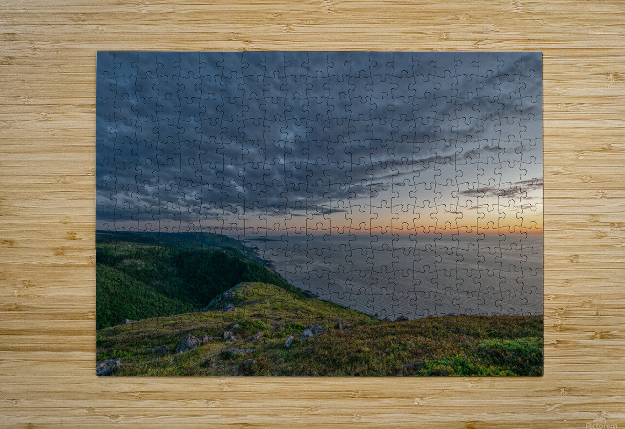 Blueberry Mountain Vista Michel Soucy Impression de puzzle