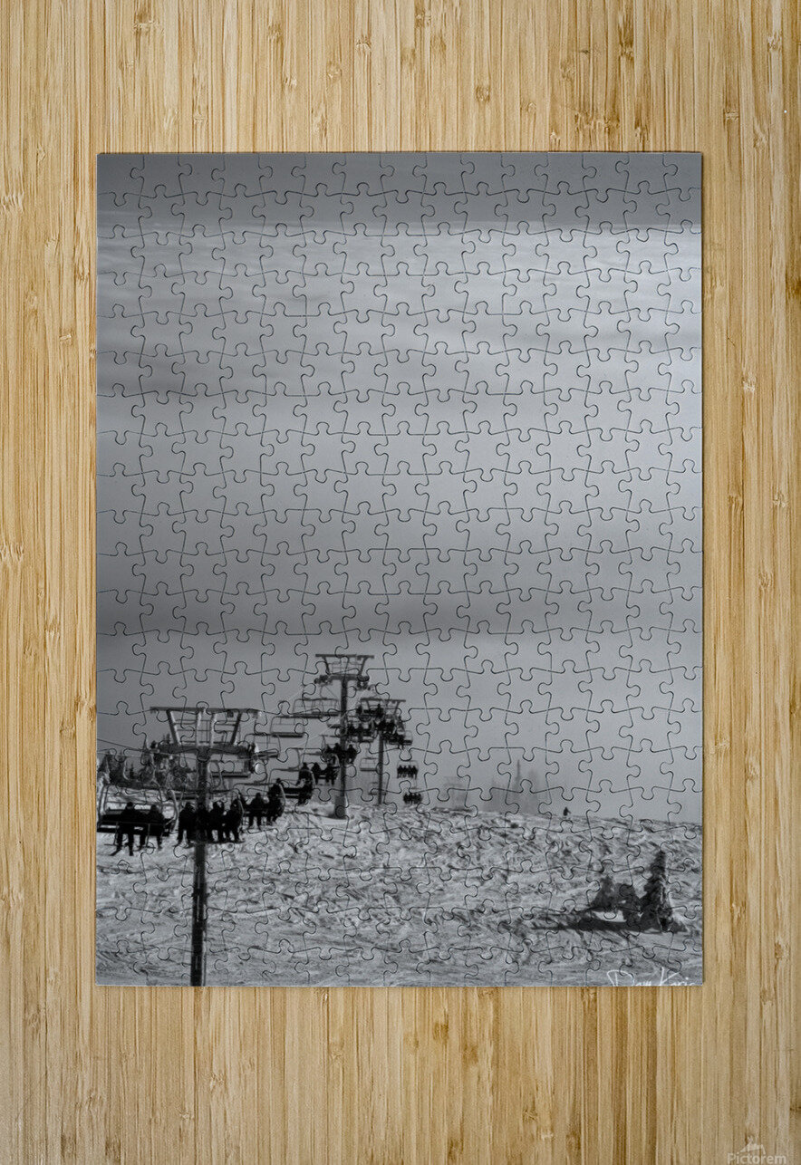 Chairway to Heaven BW KoricPhoto Puzzle printing