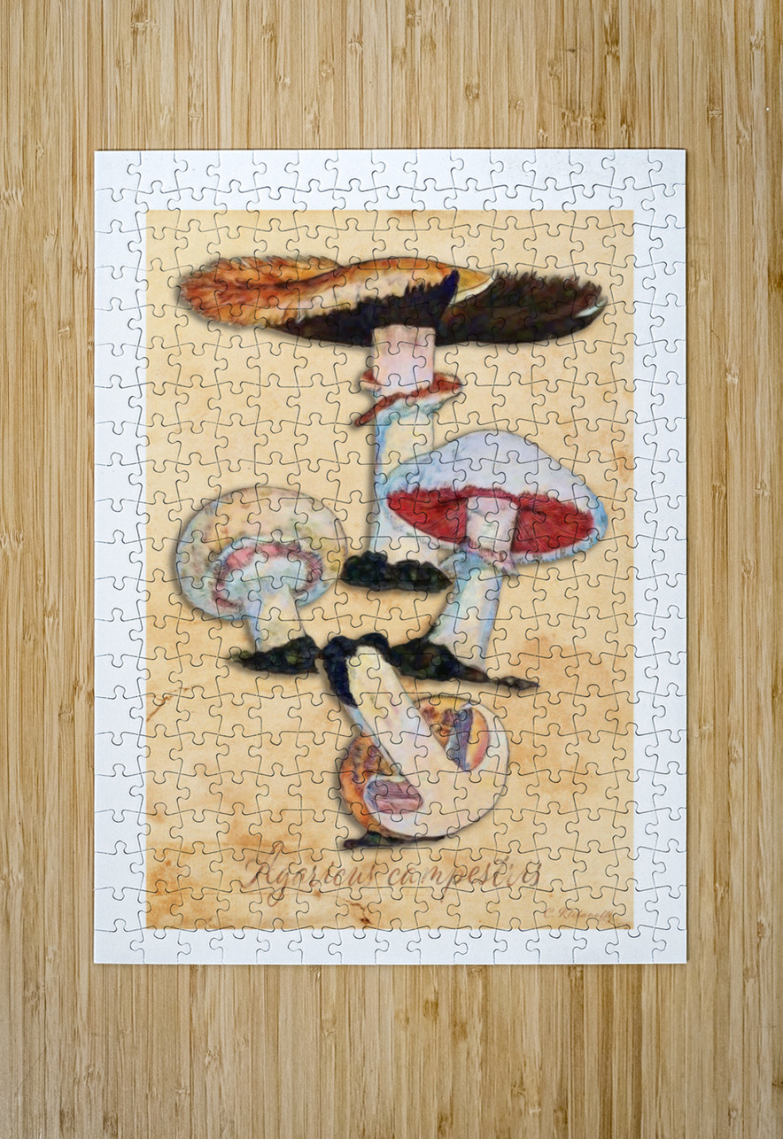 Agaricus Campestris Cathleen Klibanoff Puzzle printing