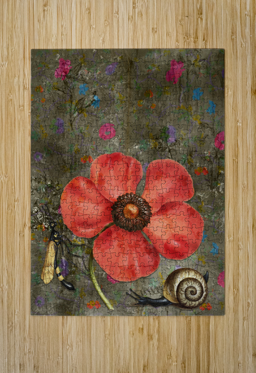 Poppy Snail 2 Cathleen Klibanoff Puzzle printing