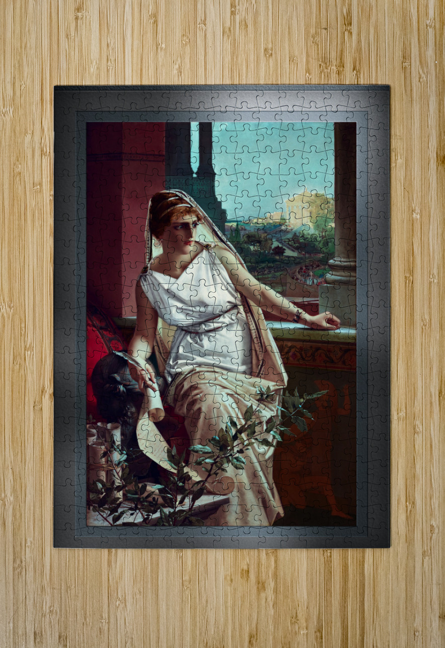 Hypatia c1889 by Julius Kronberg Remastered Xzendor7 Classical Art
