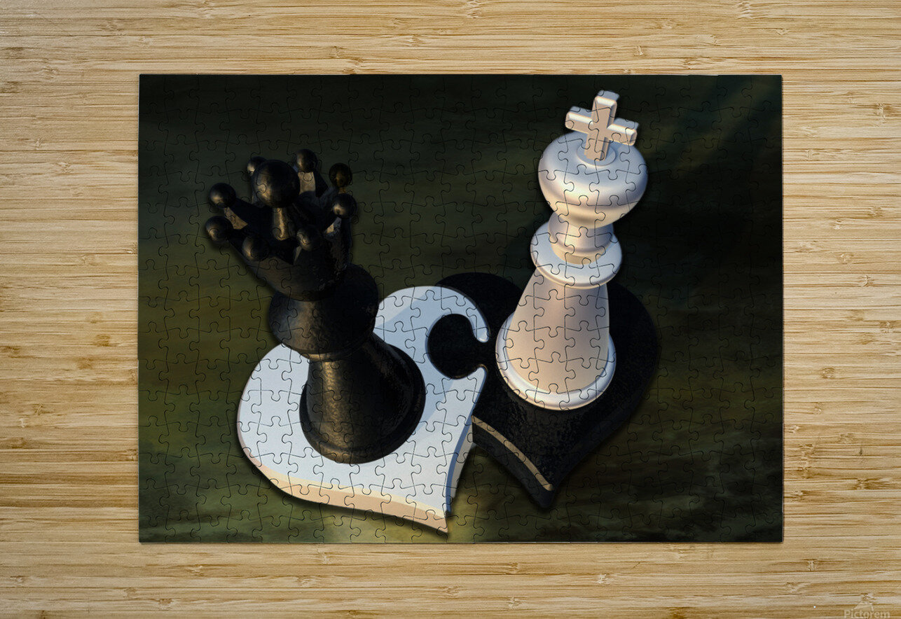 chess Vibrant Canvases Puzzle printing