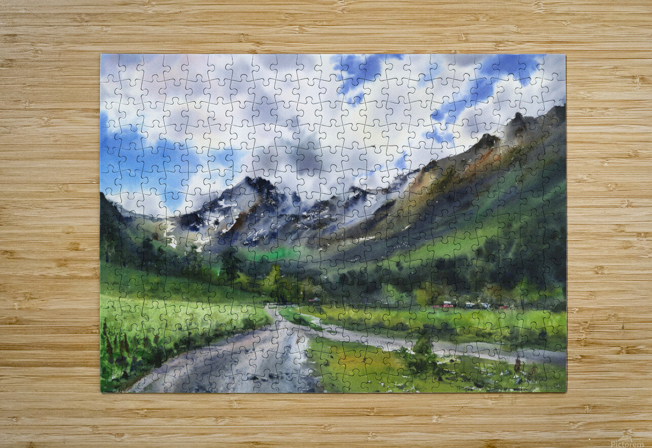 Mount Arkhyz 4 Eugenia Gorbacheva Puzzle printing