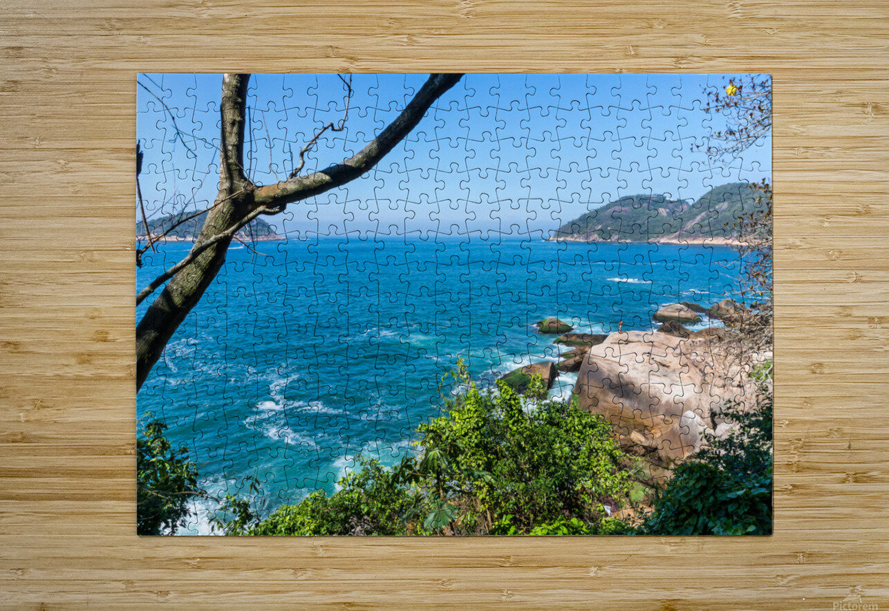 Lonely Fisherman in Rio de Janeiro caladoart Puzzle printing