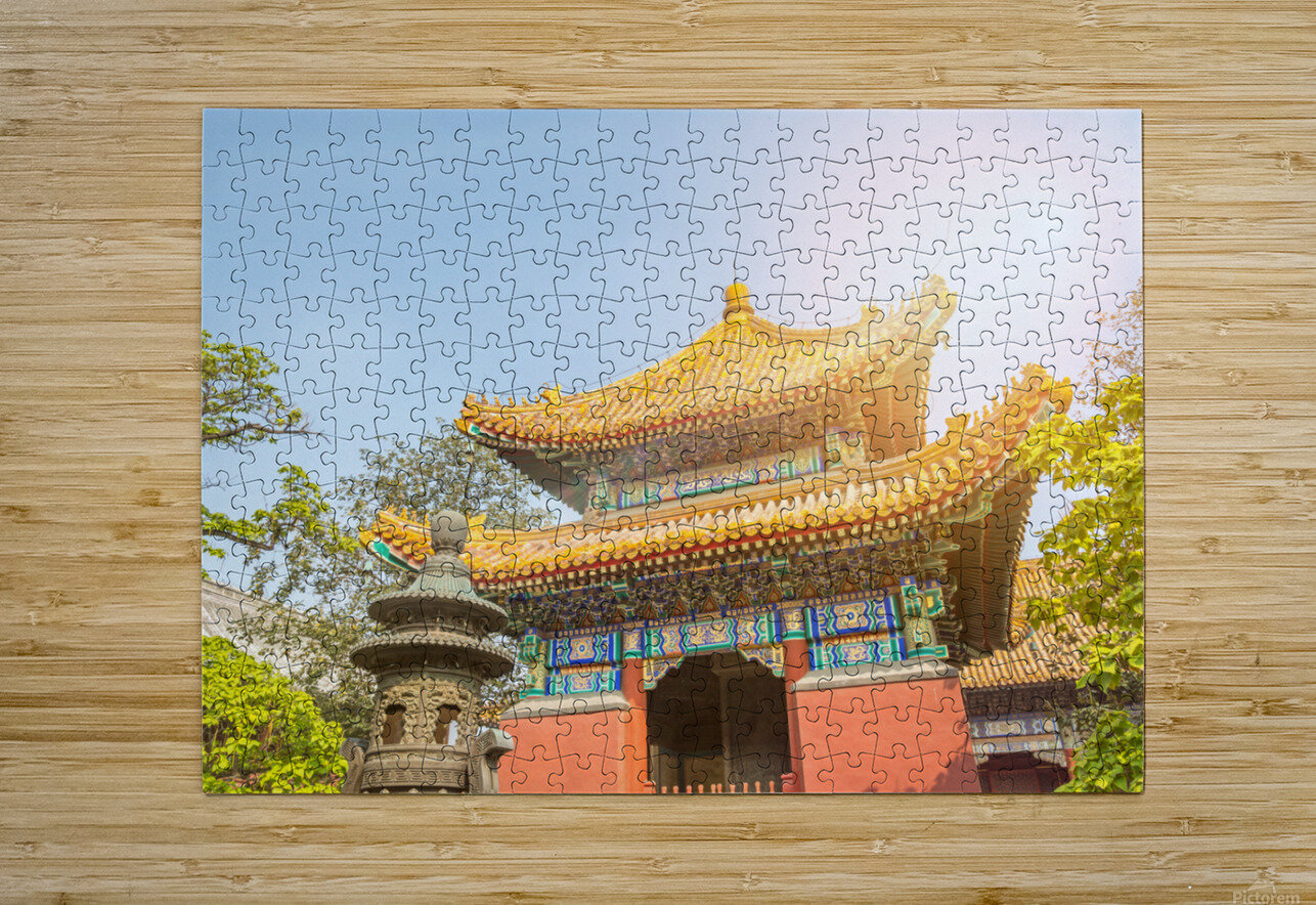 Buddhist Lama Temple caladoart Puzzle printing