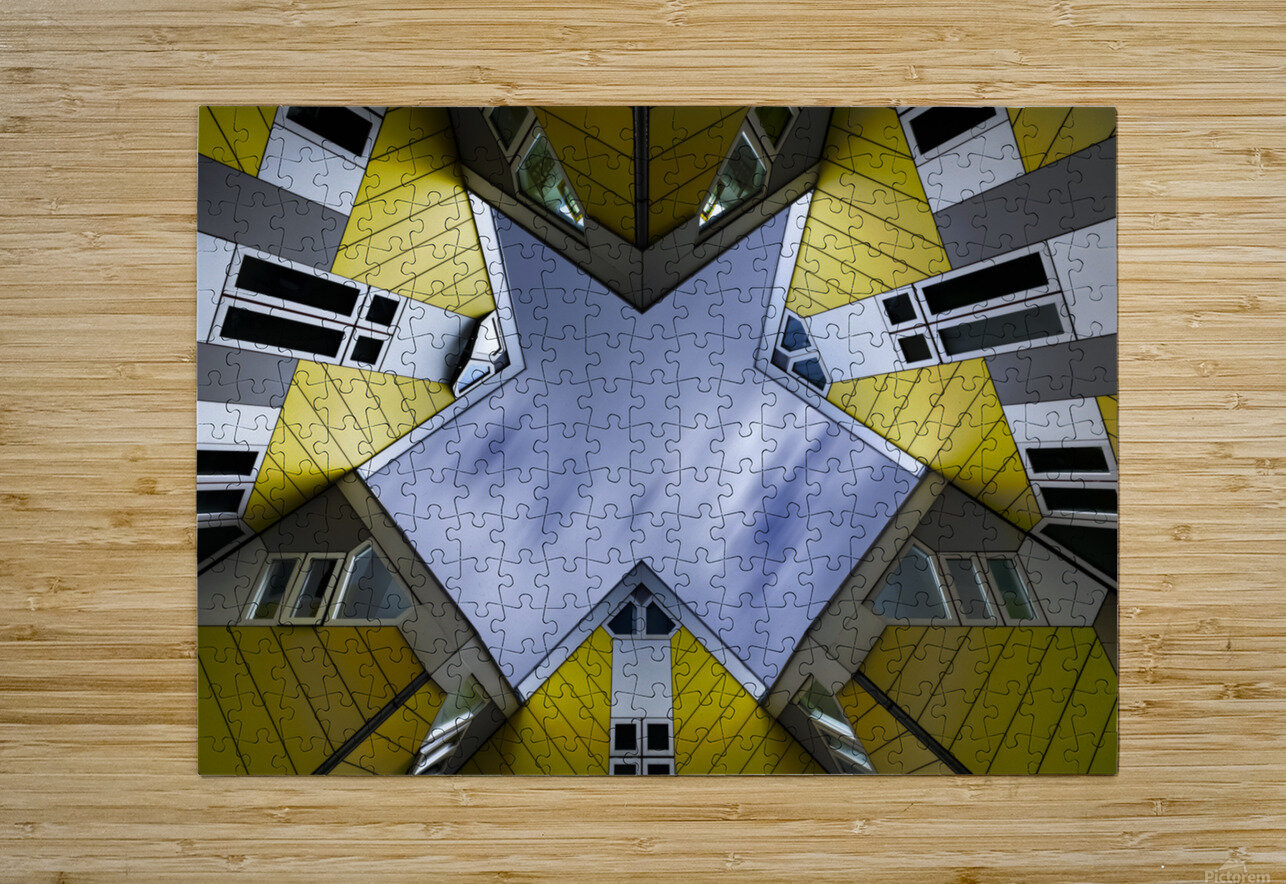 Rotterdam   Cube houses Philippe Lejeanvre Puzzle printing