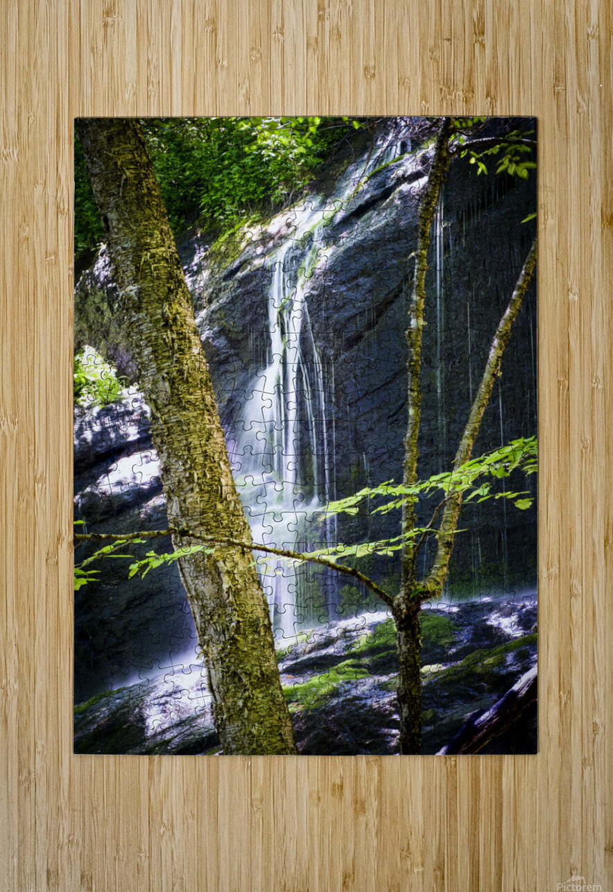 Bear Den Campground Waterfall VERTICAL Kyle Arrowood Puzzle printing